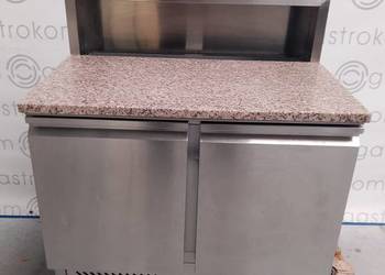 Stół do pizzy 2-drzwiowy z blatem granitowym PS900