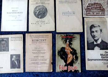 Programy teatralne i muzyczne lata 50-te