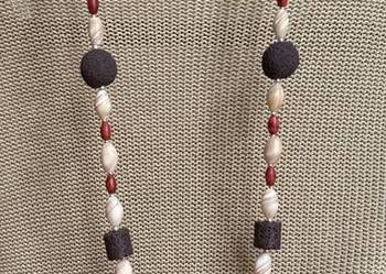 Naszyjnik "Pieśń Morskich Głębin" - 86cm