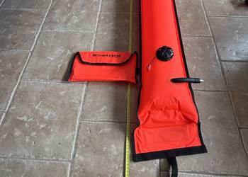 Bojka sygnalizacyjna do nurkowania firmy Tec Line pomarańczowa