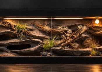Terrarium profesjonalne dla gekona lamparciego agamy brodatej