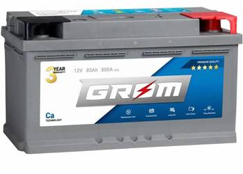 Akumulator 85Ah 800A GROM Premium  EN DTR niski