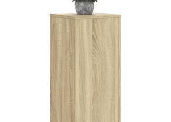 Podstawki pod doniczki 2 szt dąb sonoma 30x30x70 cm WM-852926