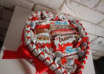 Box serce kinder box prezent