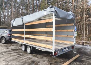 Przyczepa laweta super stan z plandeką