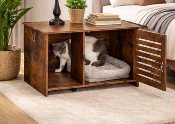 Osłona kuwety legowiska dla kota