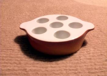 porcelanowy talerz na ślimaki