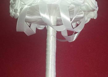 Kanzashi, bukiet wykonany ręcznie