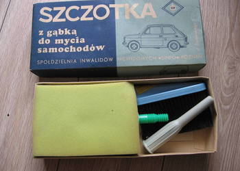 Fiat 126pFSM Szczotka do mycia zestaw klasyk PRL Poznań
