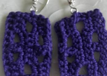 KORONKOWE KOLCZYKI - rękodzieło KORONKOWE KOLCZYKI - rękodzieło