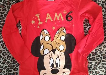 Czerwona bluzka George z Myszką Minnie, Idealna dla fanki Disneya!