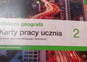 Oblicza geografii 2 karty pracy najtańsze księgarnie Bródno