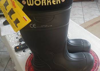 KALOSZE ROBOCZE BEZPIECZNE ANTY RZEBICIOWA 45