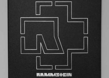 RAMMSTEIN logo ręcznie grawerowane ... Staloryt