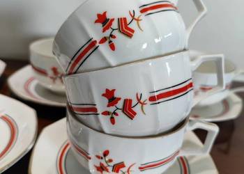 Czeskie Duo porcelanowe Art Dèco Czeskie Duo porcelanowe Art Dèco