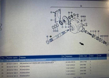 Claas Variant walek przekładni 0008513410