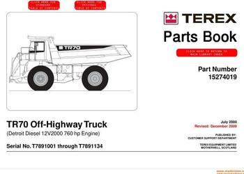 TEREX TR70 katalog częsci zamiennych PL