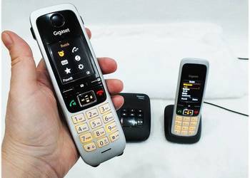 Telefon stacjonarny Gigaset C430A z sekretarką i funkcją głośnomówiącą