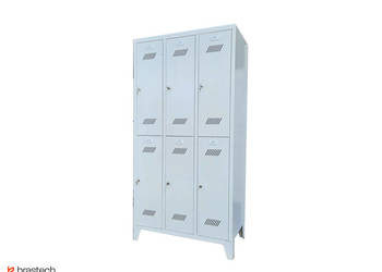Szafa BHP ubraniowa 185 cm x 93 cm x 50 cm BHP02C4