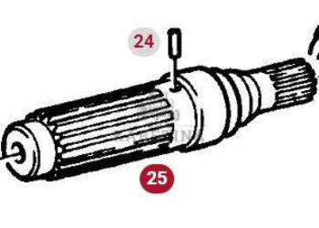 Fendt Favorit 514 Wał Wałek WOM CZĘŚCI 514100220050
