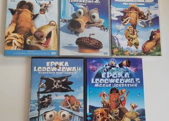 Bajki DVD Zestaw Epoka Lodowcowa 1-5 Komplet