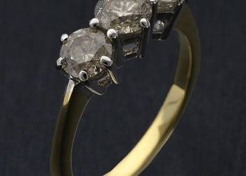 Pierścionek z brylantami 1,50 ct złoto pr. 750 (18K)