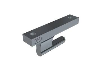 Zawias 120 mm kpl. - bolec + gniazdo, stal ocynkowana