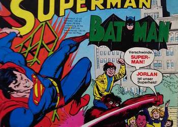 Komiks superman 1980r po Niemiecku
