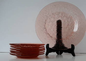 Zestaw 6+1: talerzyki + talerz Stokrotki / Primavera, Ząbkowice, PRL Zestaw 6+1: talerzyki + talerz Stokrotki / Primavera, Ząbkowice, PRL