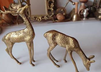 Sarenka I jelonek z mosiądzu.