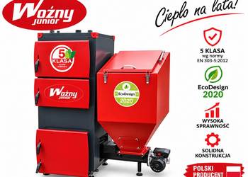 Piec kocioł c.o. 50kW na groszek 5 klasa ecodesign do 500m2 darmowa dostawa