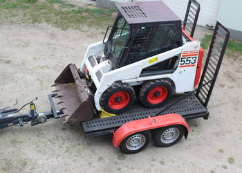 Miniładowarka Bobcat 553 + przyczepa knott