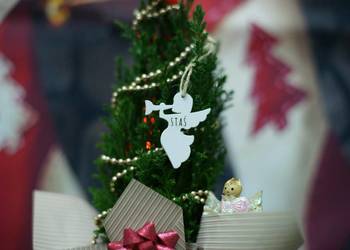 Personalizowany anioł z imieniem na Boże Narodzenie