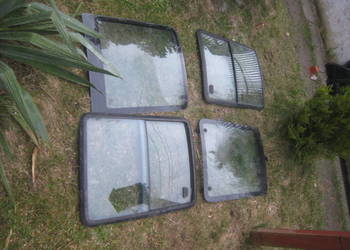 Szyba boczna drzwi drzwi przesuwnych błotnika tylnego tył Fiat Doblo I 00-1