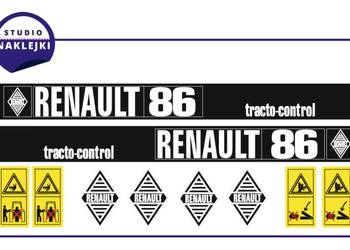 Naklejki Renault 86 Traktor Ciągnik Rolniczy Nalepki oklejenie