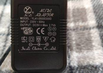 Sprzedam zasilacz model YL41-0900300D