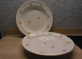 Porcelanowe talerze głębokie 2szt.Kaestner-Saxonia