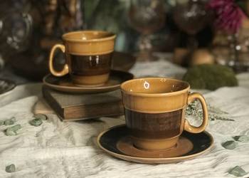 Filiżanki Iwona Porcelit Pruszków PRL 9 szt. Filiżanki Iwona Porcelit Pruszków PRL 9 szt.