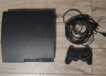 Konsola SONY PlayStation 3 PS3 Slim CECH-3004A z padem i okablowaniem