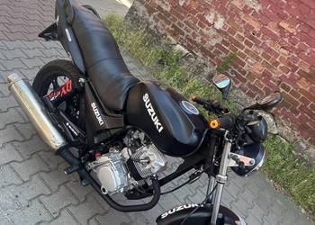 Motocykl lifan stylizowany na suzuki po remoncie