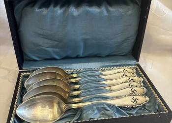 Zestaw łyżeczek z kantyn oficerskich SS