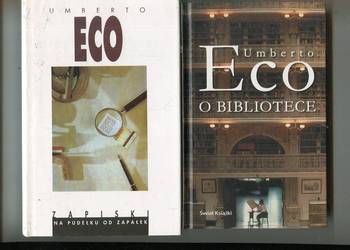 Zapiski na pudełku od zapałek + O bibliotece - Umberto Eco