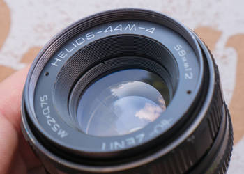Obiektyw Helios 44M-4 58mm f/2 M42 Portret (serwis - japoński smar)