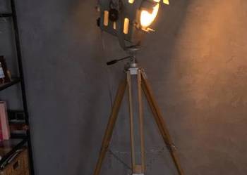 Lampa loft Vintage PRL teatralno filmowa