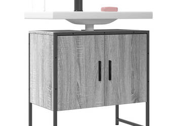 Szafka pod umywalkę szary dąb sonoma 60x33x60 cm WM-842459