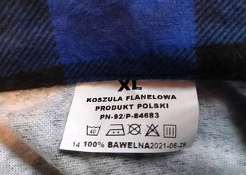 Koszula flanelowa niebieska