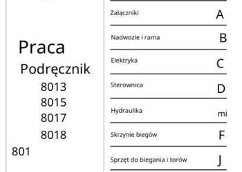 JCB 8013 8015 8017 8018 instrukcja naprawy PL