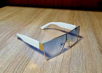 Piękne męskie okulary lub unisex nowość 2026 duże glam