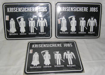 tabliczki metal Praca odporna na kryzys_Dz23