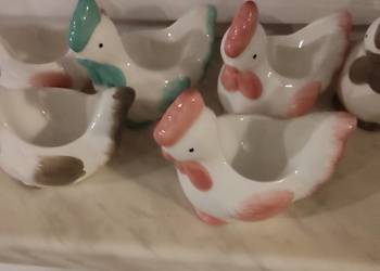 Kurki ceramiczne  podstawki na jajka